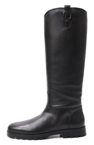 Кожаные сапоги SANTONI черного цвета по цене 147500 руб., арт. WSDG71713SMRHVRF, фото 4 Кожаные сапоги SANTONI, арт. WSDG71713SMRHVRF, фото 4