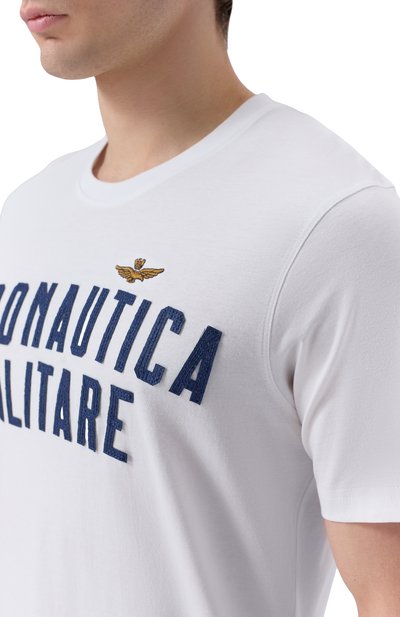 Хлопковая футболка AERONAUTICA MILITARE, арт. TS2531UJ00641, фото 5