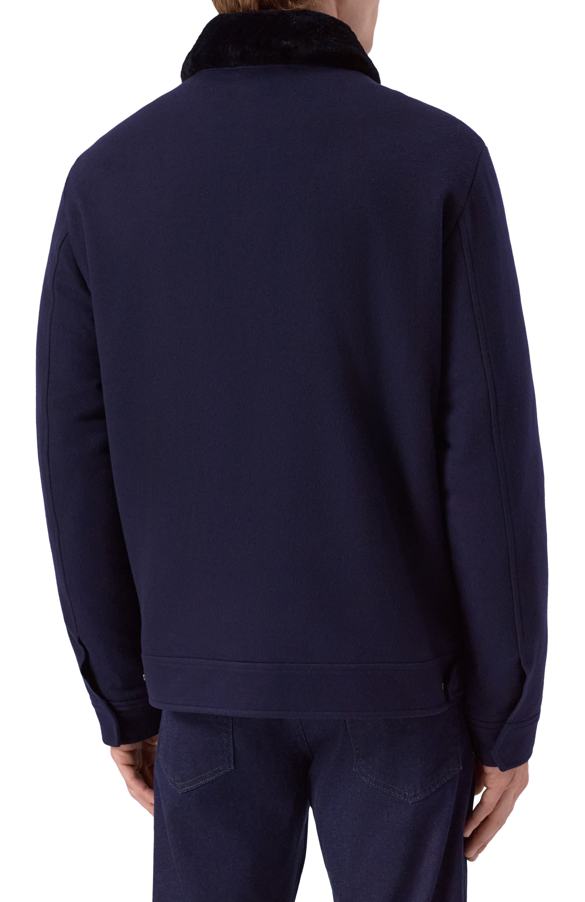 Шерстяная куртка с подкладкой из норки MVST, арт. FTECK-ES3865-2V/LC1612, фото 4