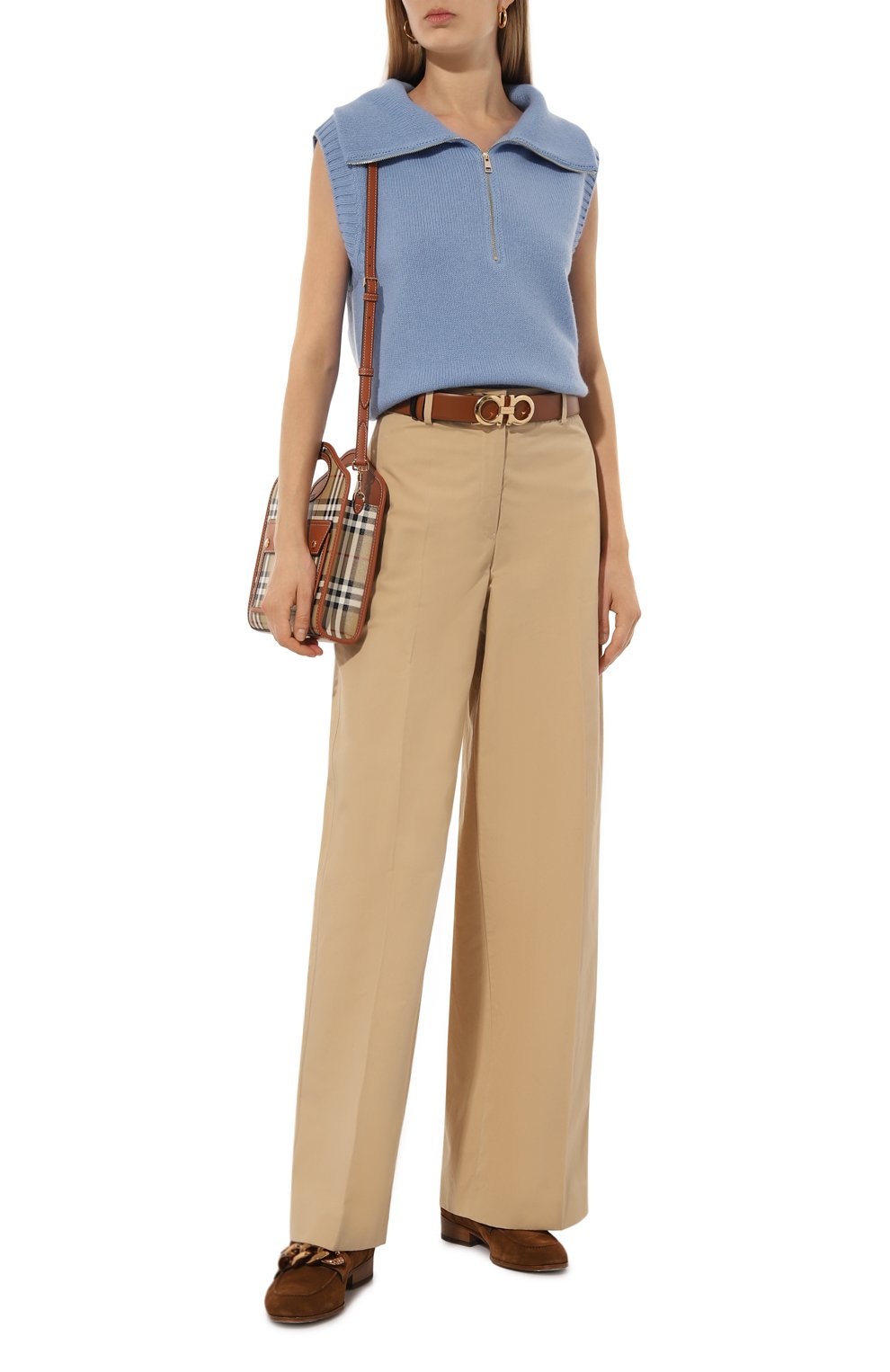 Кашемировый жилет LORENA ANTONIAZZI голубого цвета по цене 89950 руб., арт. A24129MJ26A/1175, фото 2 Кашемировый жилет LORENA ANTONIAZZI, арт. A24129MJ26A/1175, фото 2