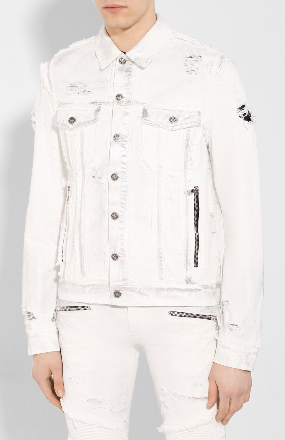 Джинсовая куртка BALMAIN, арт. TH08577/Z629, фото 3