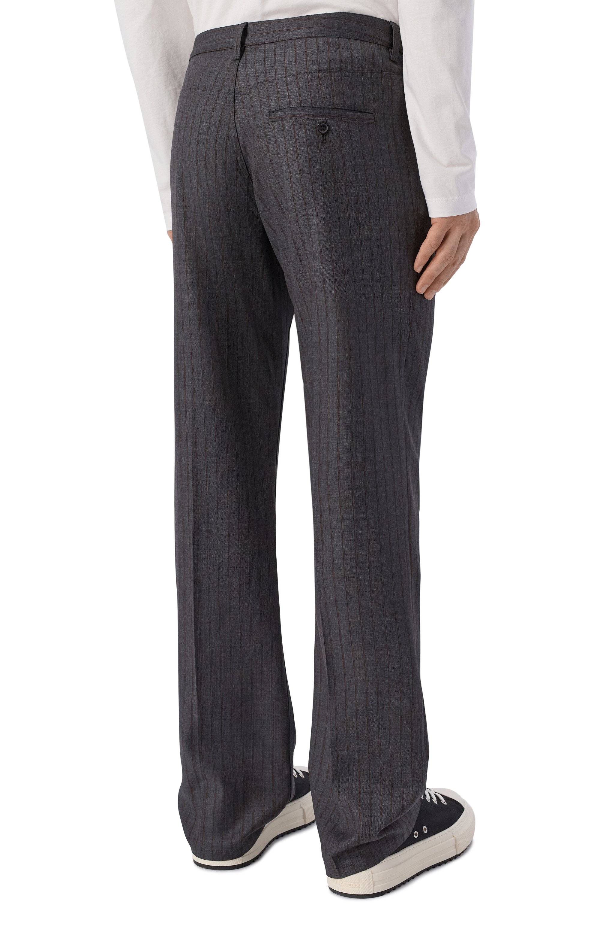 Шерстяные брюки BALENCIAGA, арт. 850705/TPT05, фото 4