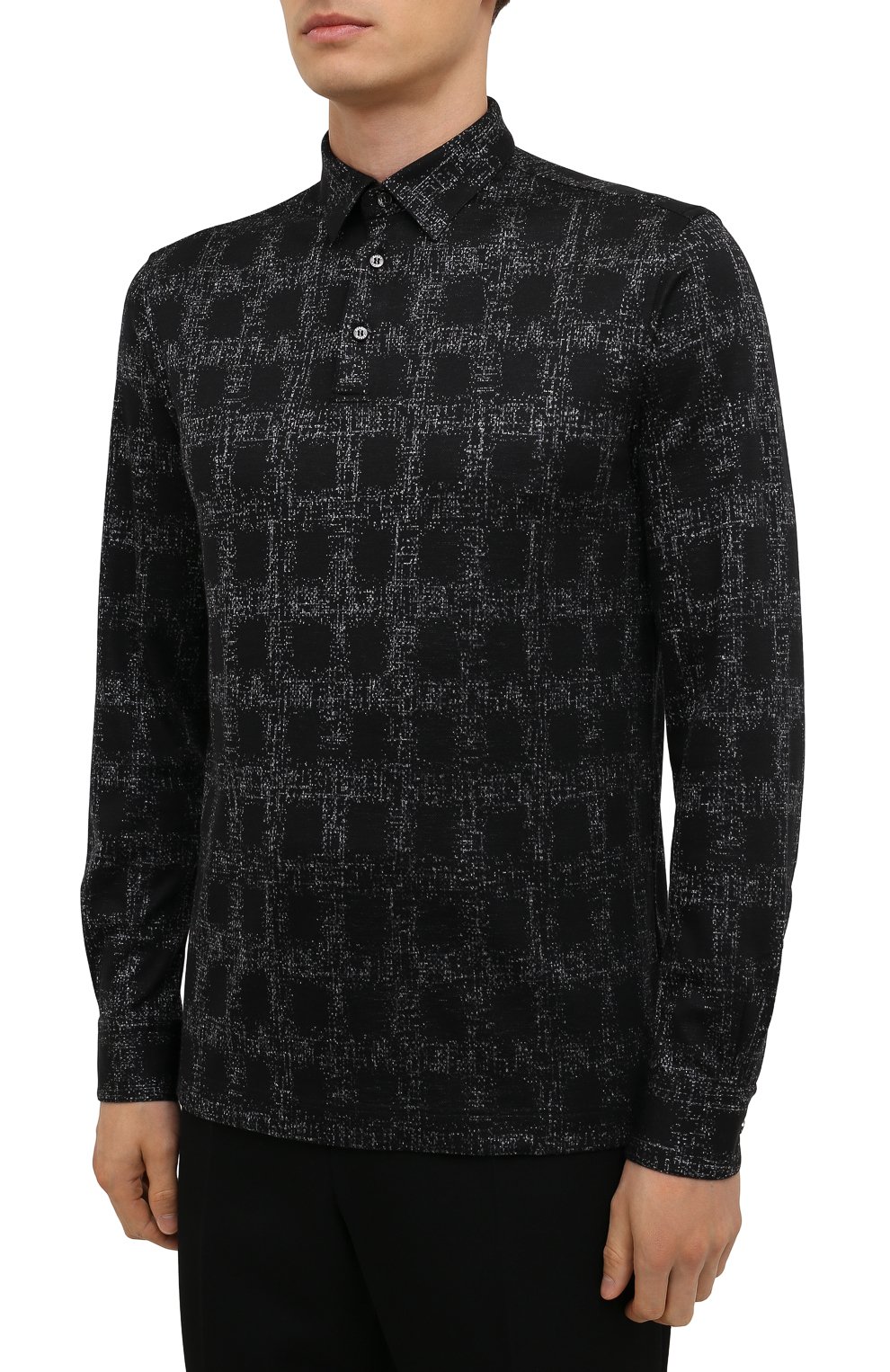 Поло шерсти и шелка ZILLI SPORT, арт. MFW-66029-000/0012, фото 3