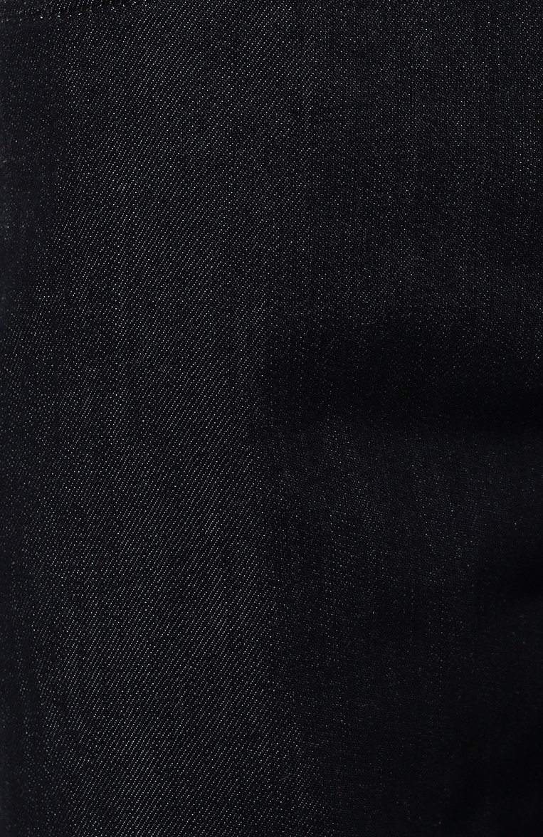 Мужские джинсы GIORGIO ARMANI темно-синего цвета, арт. 3DSJ15/SD4GZ | Фото 5 (Длина (брюки, джинсы): Стандартные; Материал внешний: Хлопок, Деним; Кросс-КТ: Деним; Силуэт М (брюки): Прямые; Стили: Классический; Автоматизация состава: Проставлено; Автоматизация ТО: Проставлено; Детали: Без декора)