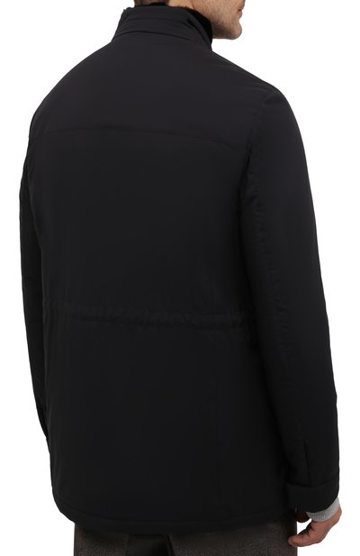 Куртка с меховой подкладкой CANALI темно-синего цвета по цене 493000 руб., арт. 020315/SX02197, фото 4 Куртка с меховой подкладкой CANALI, арт. 020315/SX02197, фото 4