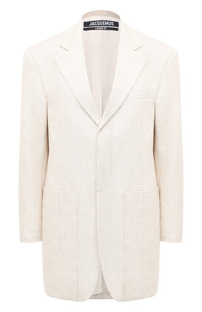 Женский жакет из льна и вискозы JACQUEMUS, арт. 203JA04/124140