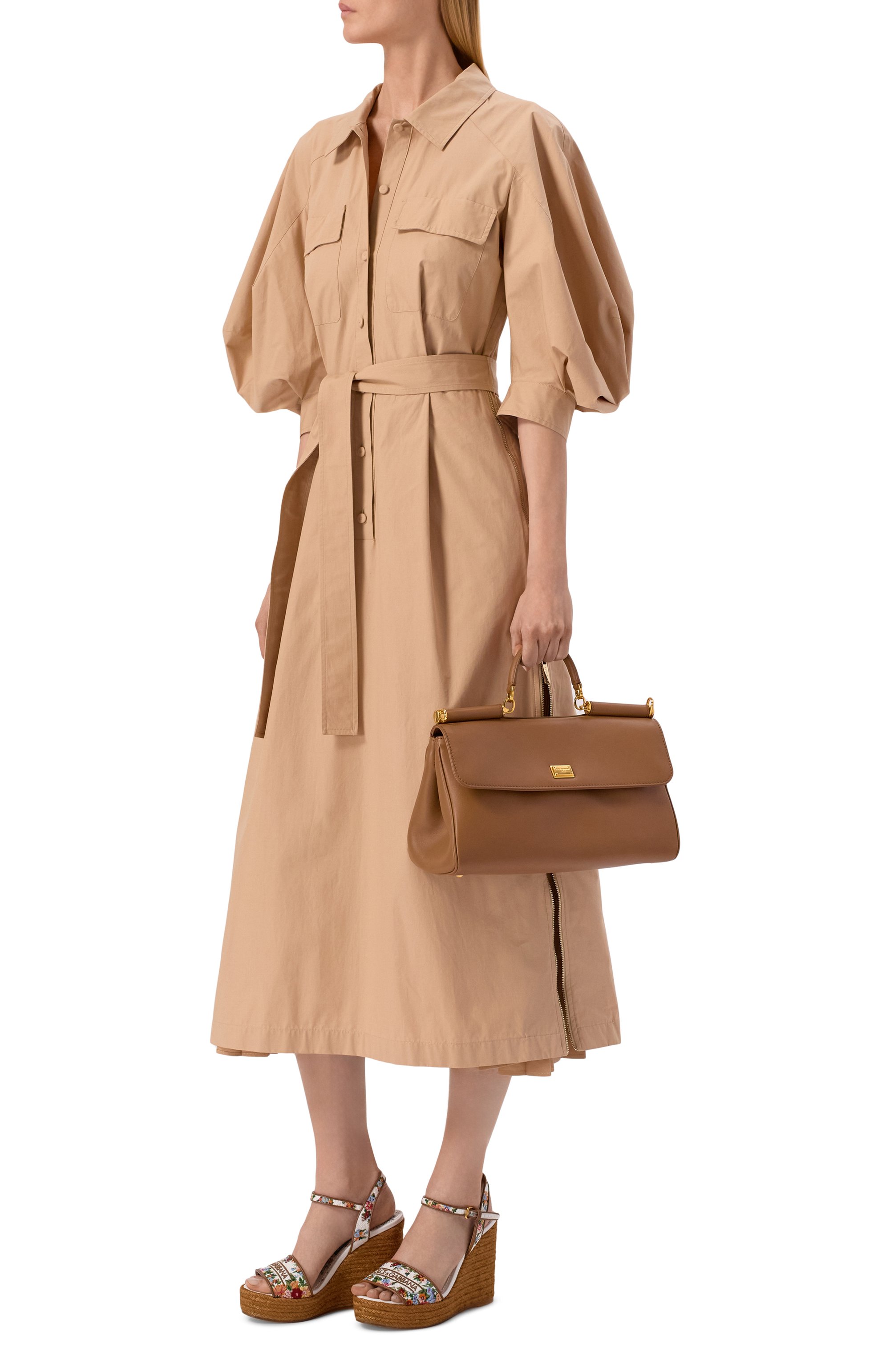 Текстильные босоножки lolita DOLCE & GABBANA, арт. CZ0318/A6483, фото 3