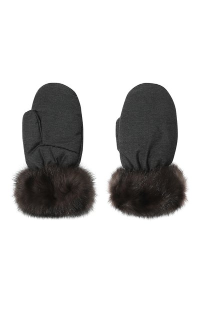 Варежки YVES SALOMON, арт. 23WAA024XXFLZI, фото 3