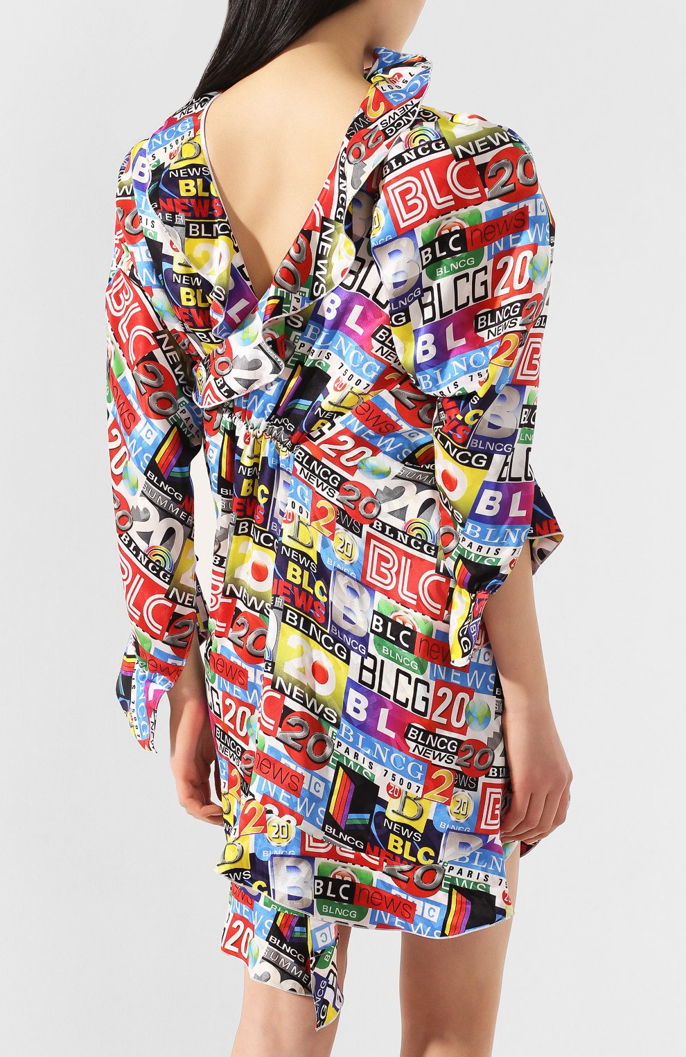 Шелковое платье BALENCIAGA, арт. 621417/TILP1, фото 4