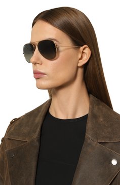 Женские солнцезащитные очки RAY-BAN черного цвета, арт. 3025-181/71 | Фото 2 (Региональные ограничения белый список (Axapta Mercury): Не проставлено; Нос: Не проставлено; Тип очков: С/з; Кросс-КТ: С/з-унисекс; Материал: Металл; Оптика Гендер: оптика-унисекс; Очки форма: Авиаторы)