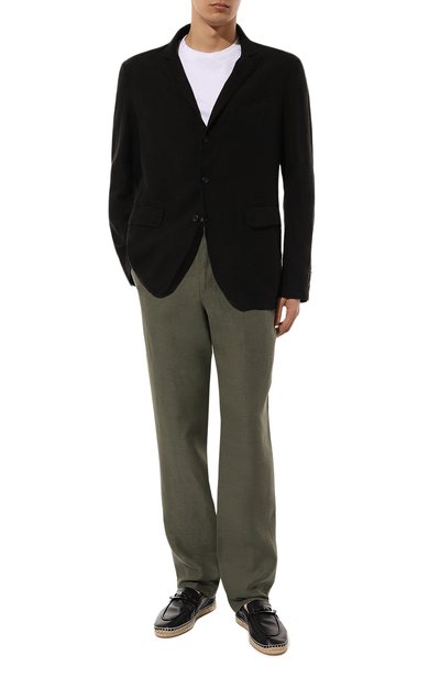 Мужские брюки изо льна и шелка ZILLI, арт. CP801BM0850VZC000