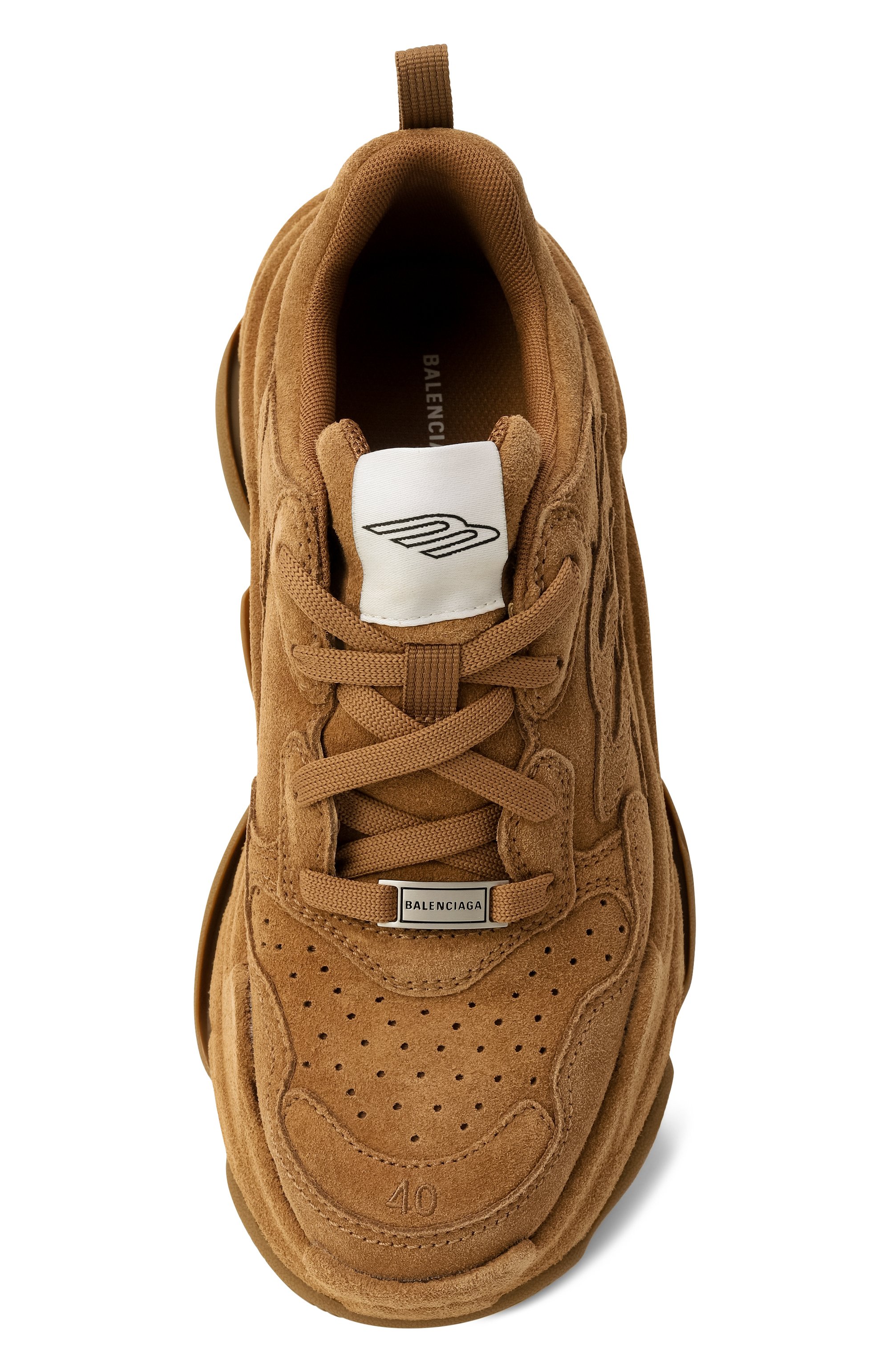 Замшевые кроссовки triple s BALENCIAGA, арт. 854146/WTSSS, фото 6