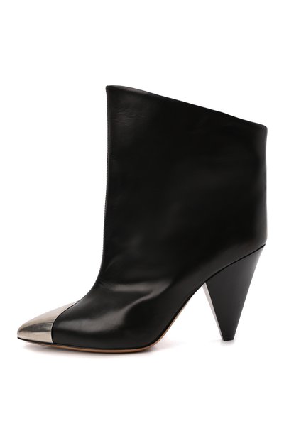 Кожаные ботильоны lapio ISABEL MARANT черного цвета по цене 128000 руб., арт. LAPI0/B00704-22P019S, фото 4 Кожаные ботильоны lapio ISABEL MARANT, арт. LAPI0/B00704-22P019S, фото 4