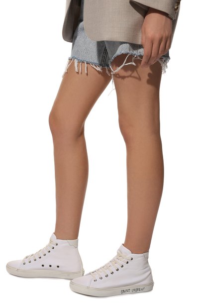 Текстильные кеды malibu SAINT LAURENT, арт. 606076/GUZ20, фото 3