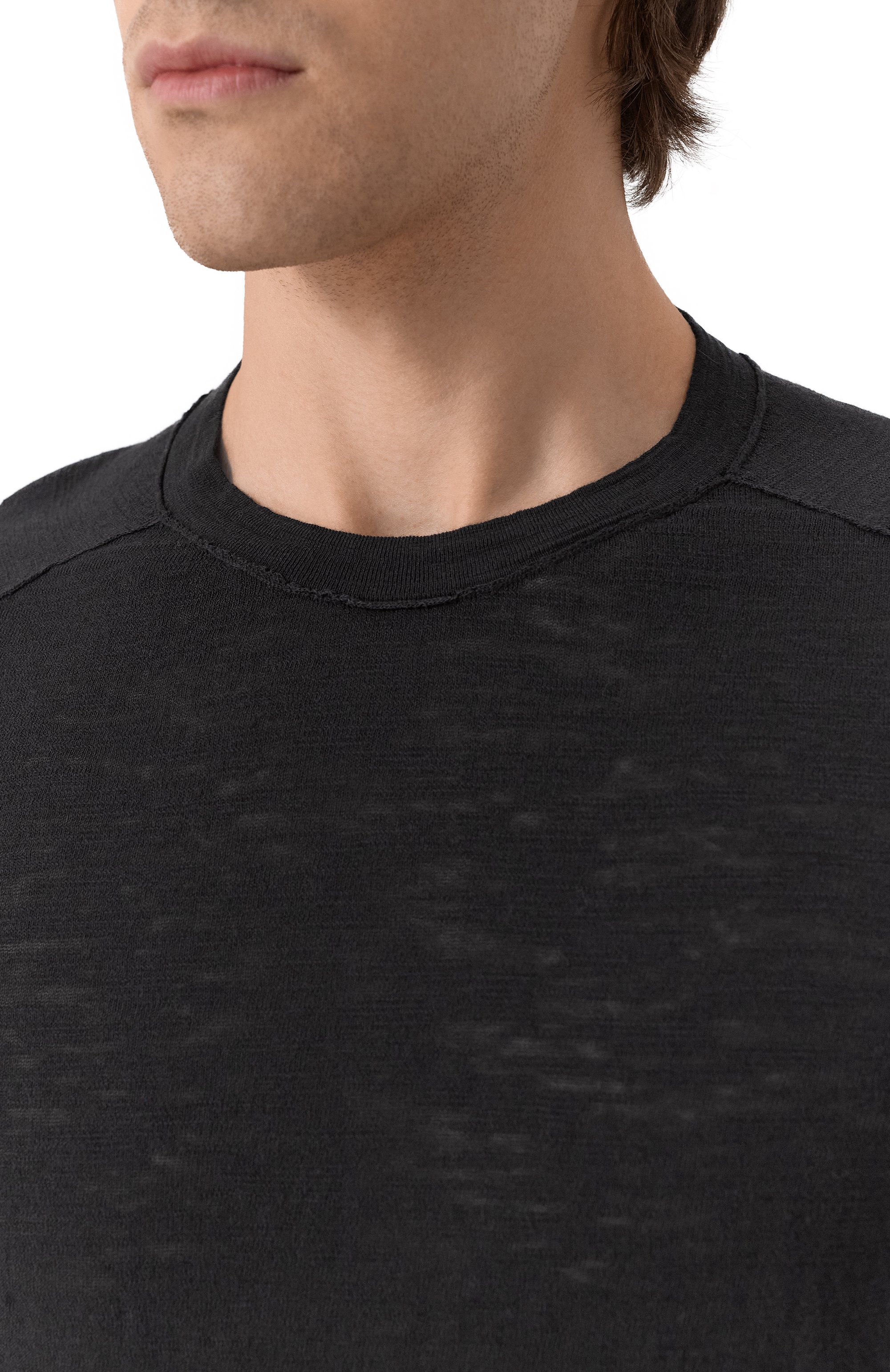 Футболка из хлопка и льна TRANSIT, арт. CFUTRZ8431, фото 5