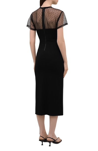 Платье REDVALENTINO черного цвета по цене 55150 руб., арт. WR0MJ07X/681, фото 4 Платье REDVALENTINO, арт. WR0MJ07X/681, фото 4