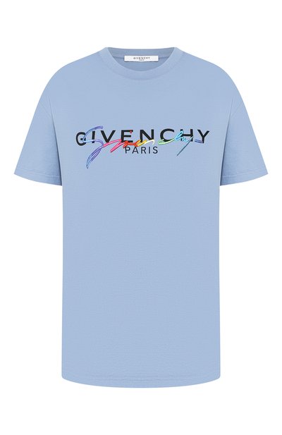 Женская хлопковая футболка GIVENCHY, арт. BW70603Z2C