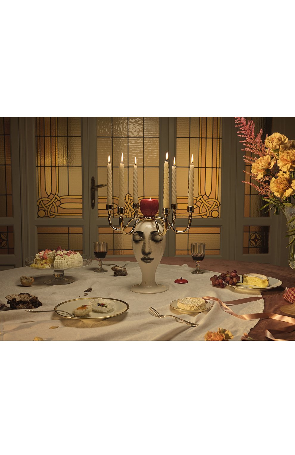 Подсвечник sul tardi peccato originale FORNASETTI белого цвета по цене 267000 руб., арт. FPC044Z-FP, фото 5 Подсвечник sul tardi peccato originale FORNASETTI, арт. FPC044Z-FP, фото 5