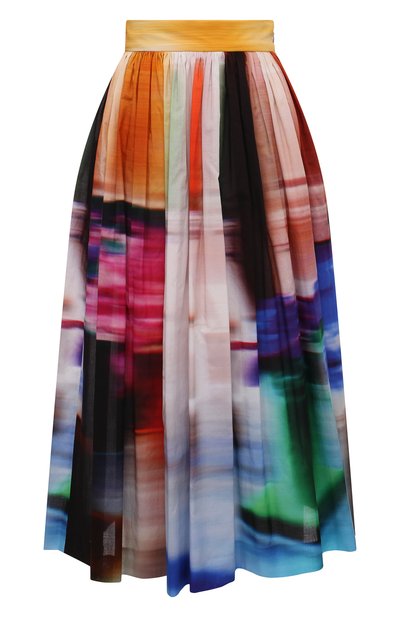 Женская хлопковая юбка DRIES VAN NOTEN, арт. 221-010857-4341