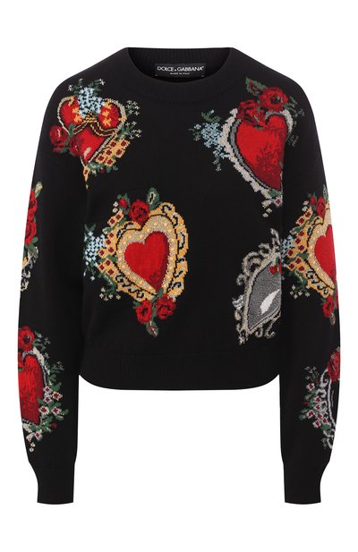 Женский кашемировый пуловер DOLCE & GABBANA, арт. FX435T/JAMUN