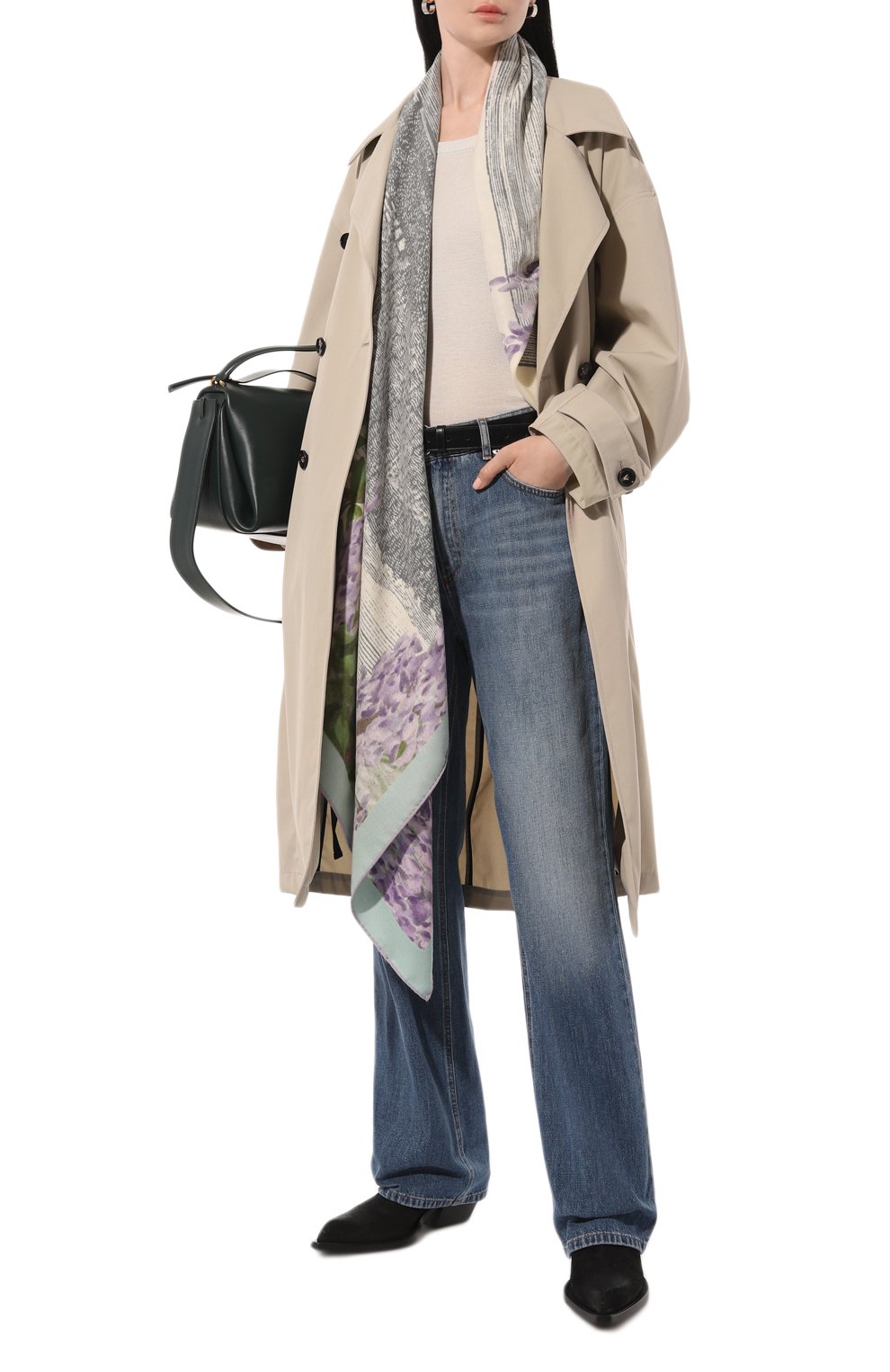 Платок из кашемира и шелка COLOMBO, арт. S7/140X140, фото 2