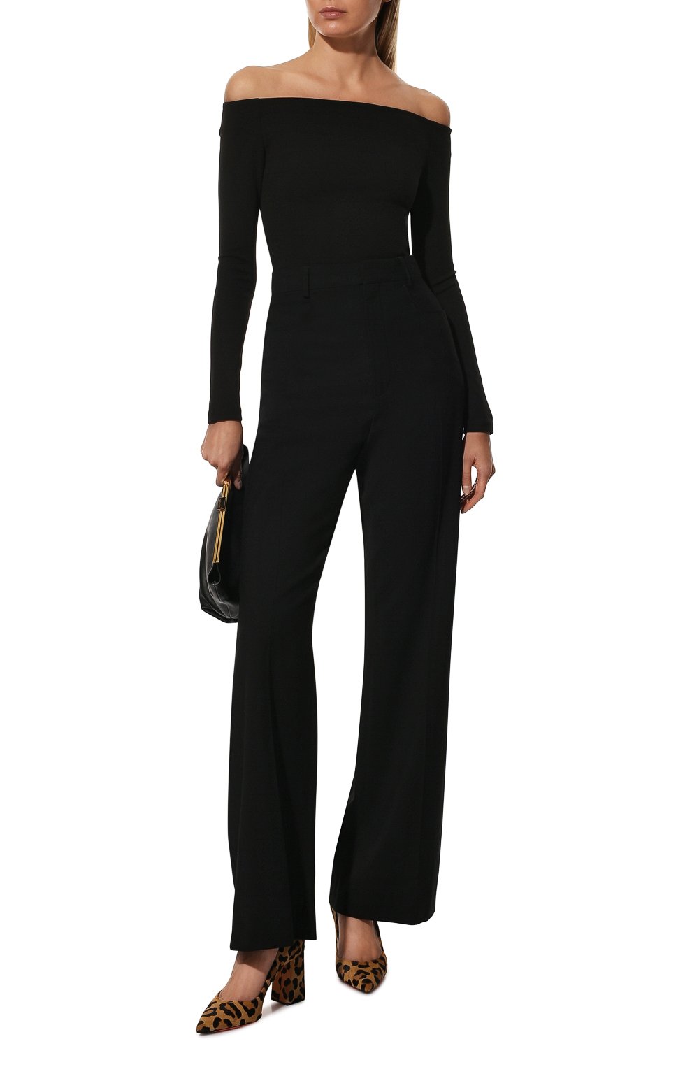 Кожаные туфли SANTONI леопардового цвета по цене 78350 руб., арт. WDCK70242HI2BYLFM70, фото 2 Кожаные туфли SANTONI, арт. WDCK70242HI2BYLFM70, фото 2