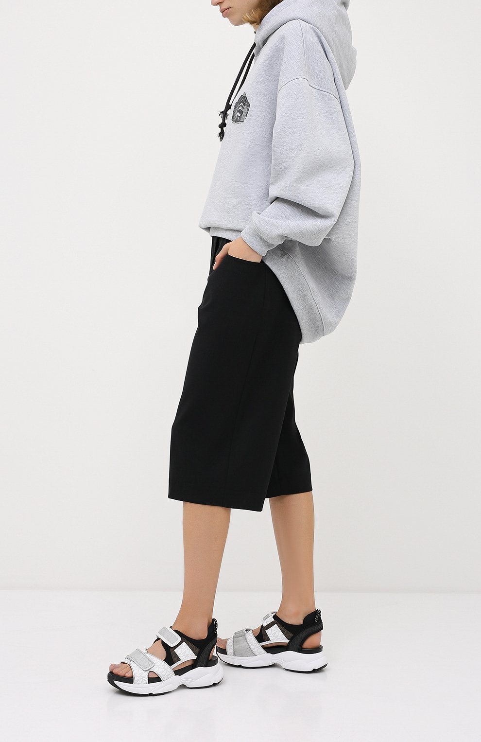 Текстильные сандалии harvey MICHAEL MICHAEL KORS, арт. 40S0HVFA1B, фото 2