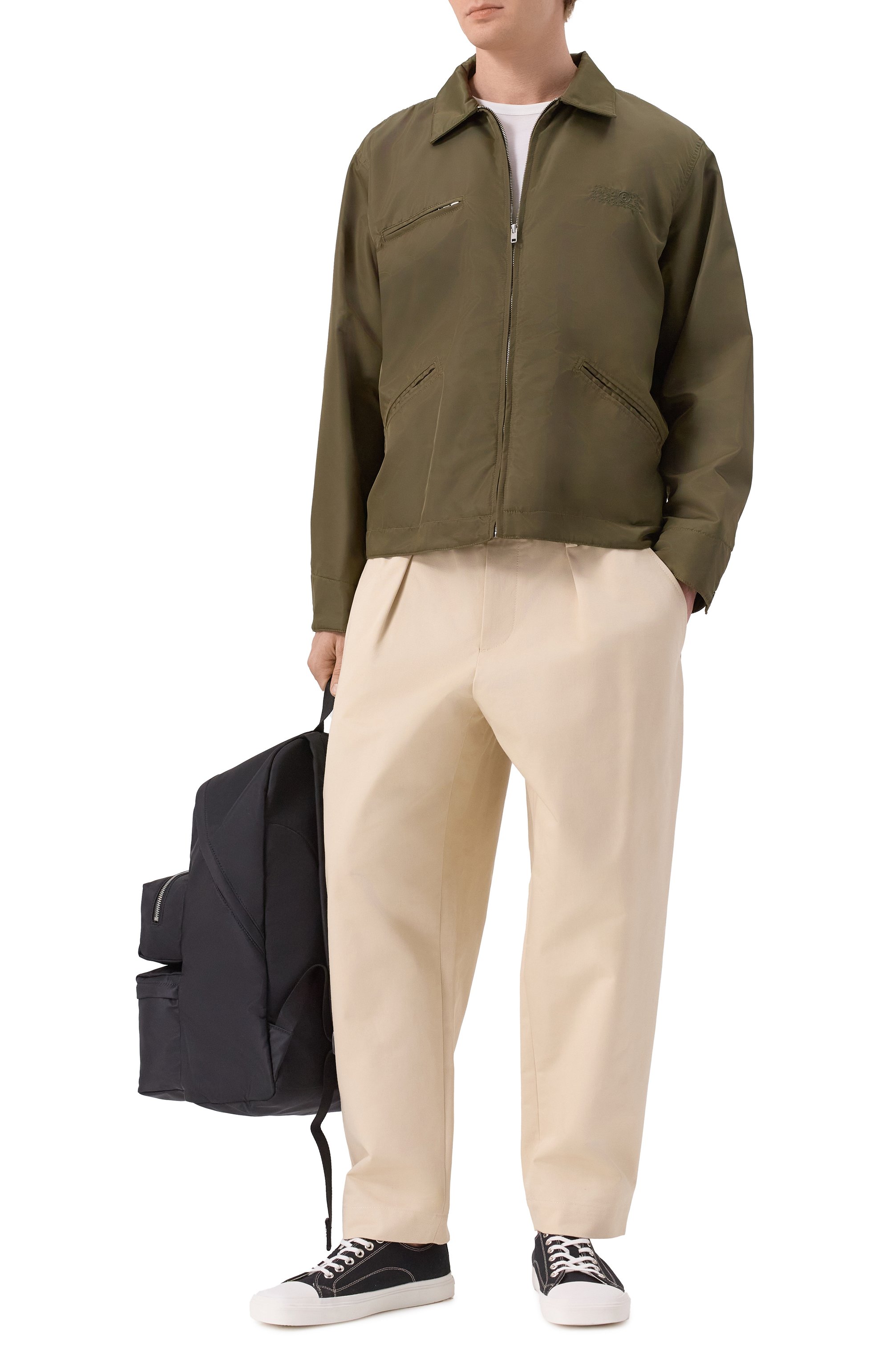 Хлопковые брюки MARNI, арт. PUMU0017A4/UTC311, фото 2