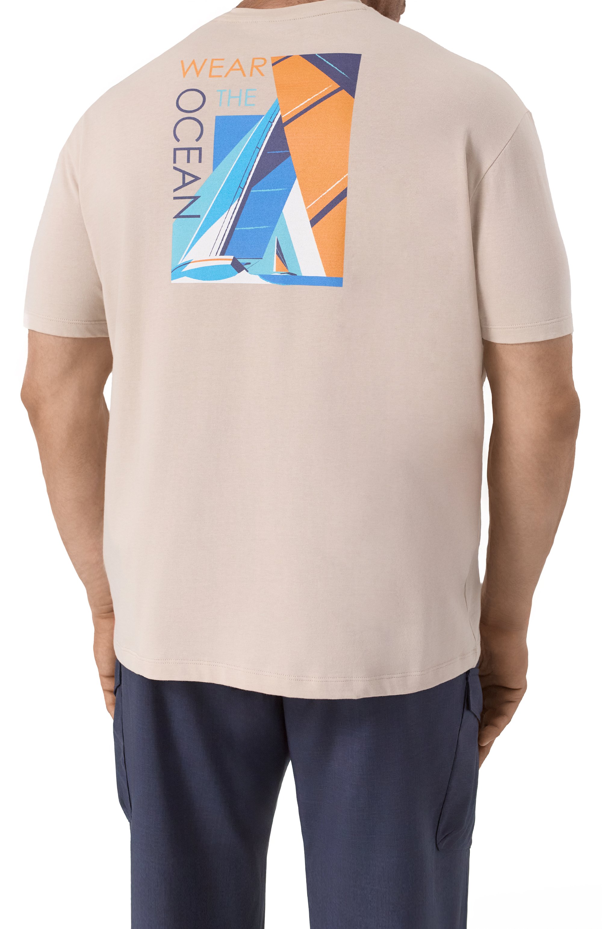 Хлопковая футболка PAUL&SHARK, арт. 25411063/3XL, фото 4