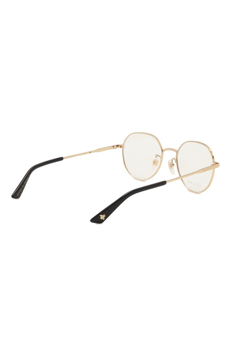 Женские оправа GUCCI черного цвета, арт. GG12320A 001 | Фото 5 (Региональные ограничения белый список (Axapta Mercury): Не проставлено; Нос: Не проставлено; Кросс-КТ: Оправы-унисекс; Тип очков: Оправа; Материал: Металл; Оптика Гендер: о�птика-унисекс; Очки форма: Круглые)