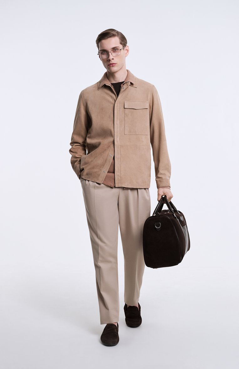 Мужские замшевые мокасины city gommino TOD’S темно-коричневого цвета, арт. XXM42C00640RE0 | Фото 8 (Материал внешний: Натуральная кожа, Замша; Нос: Не проставлено; Материал внутренний: Натуральная кожа; Стили: Кэжуэл)