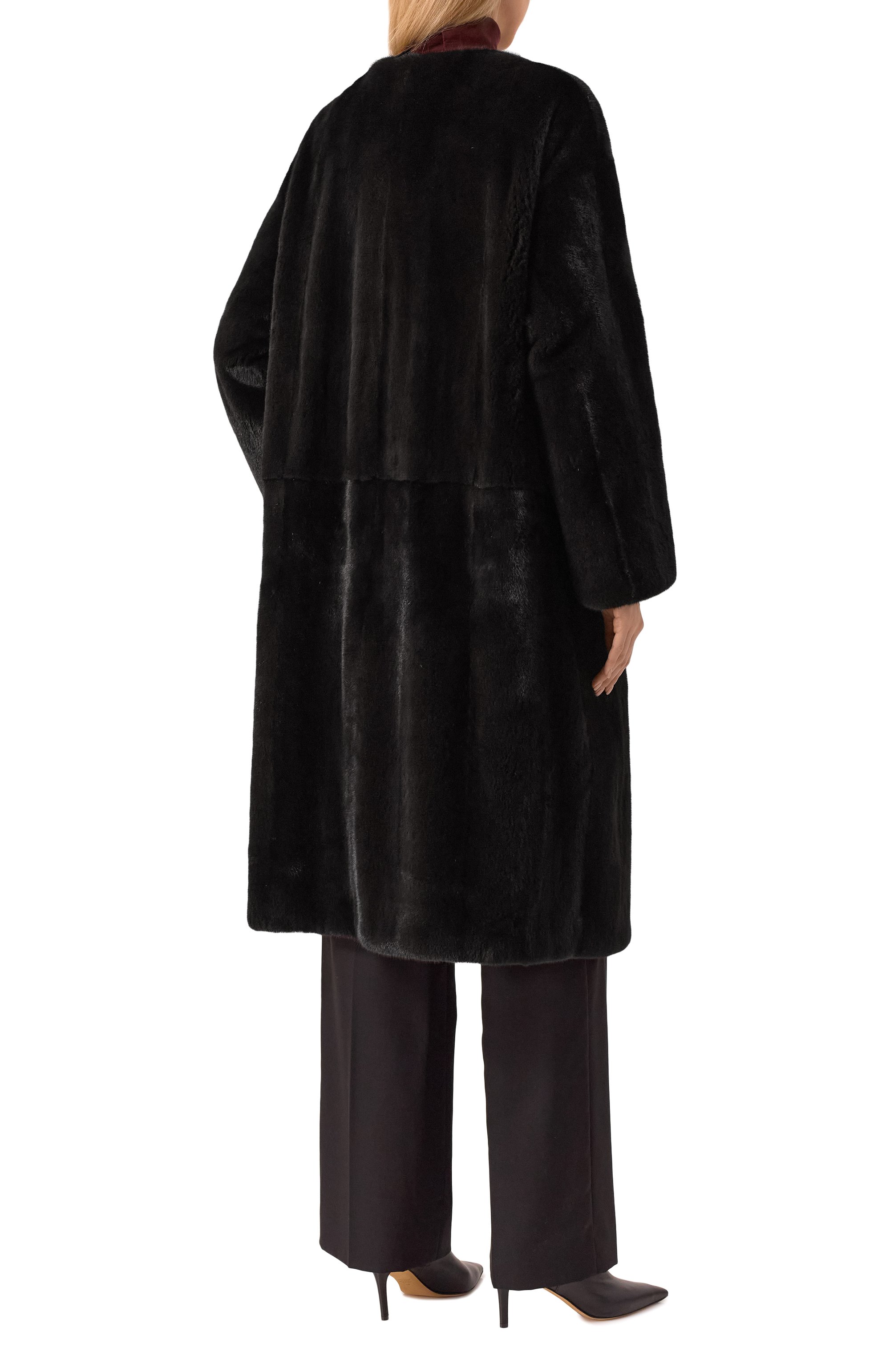 Шуба из меха американской норки BONANNA, арт. МШН001Ч, фото 4