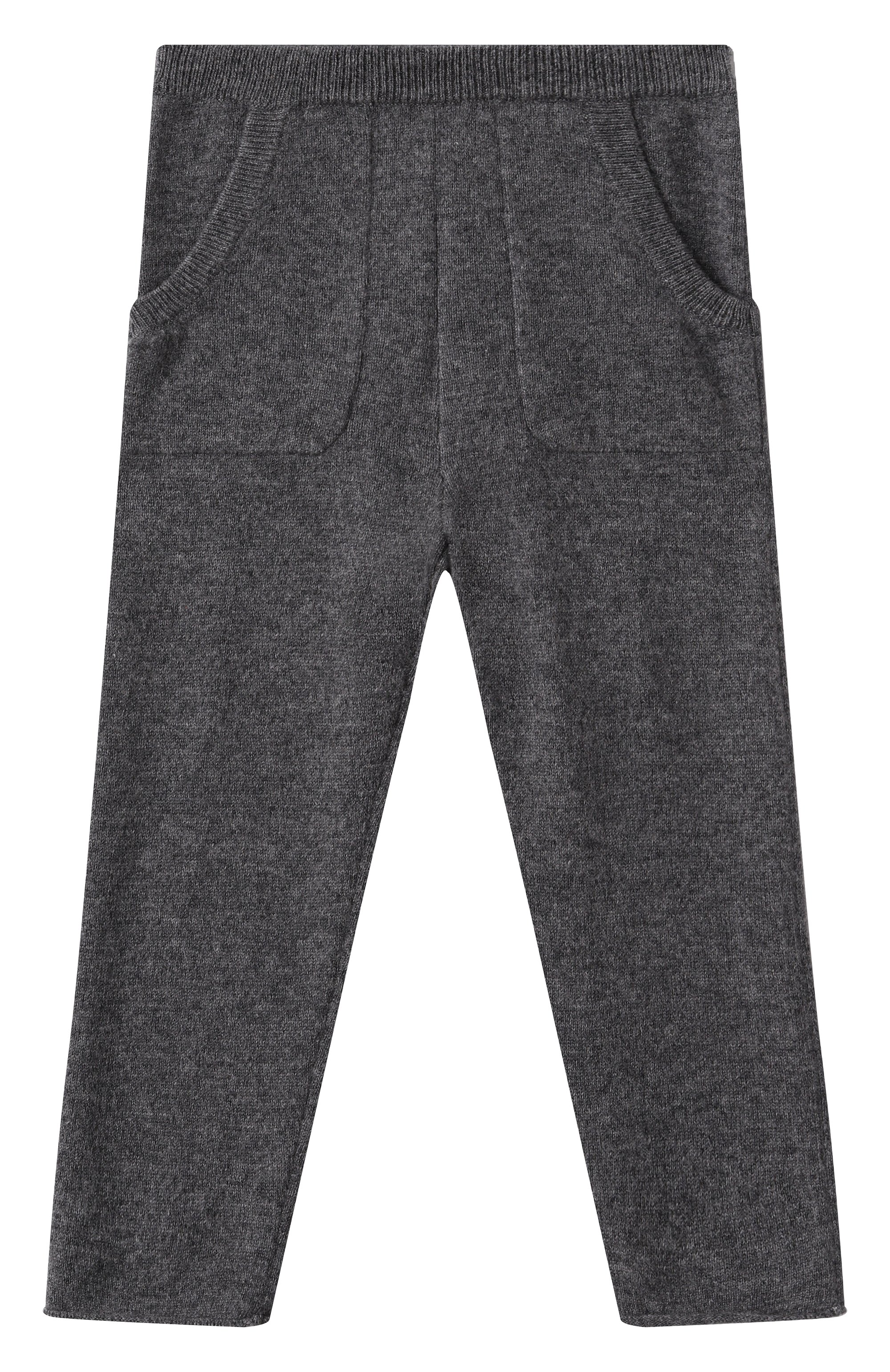 Кашемировые брюки OSCAR ET VALENTINE темно-серого цвета по цене 19500 руб., арт. W24PAN01., фото 1 Кашемировые брюки OSCAR ET VALENTINE, арт. W24PAN01., фото 1