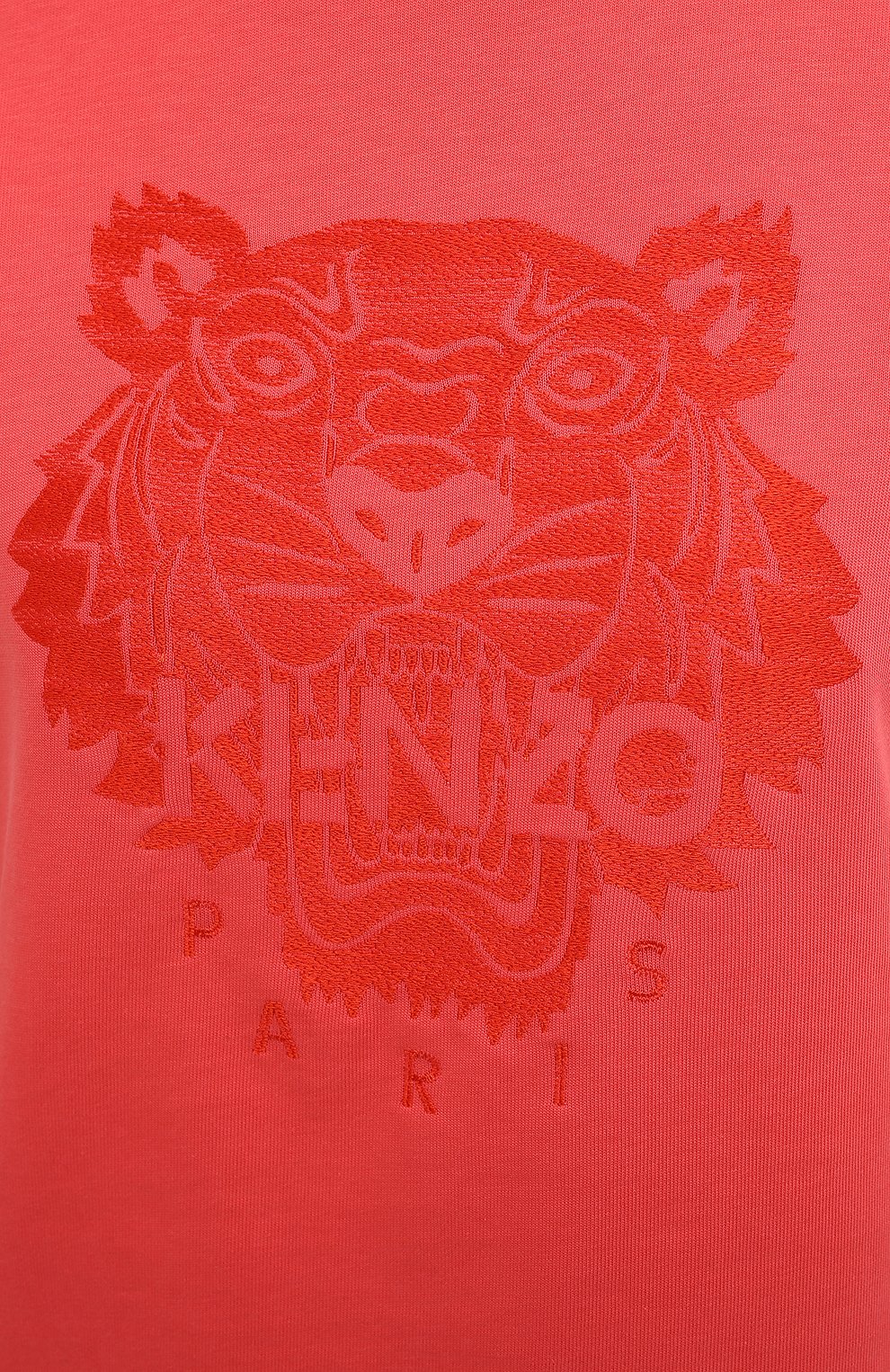 Хлопковая футболка KENZO оранжевого цвета по цене 17400 руб., арт. FB52TS9154YF, фото 5 Хлопковая футболка KENZO, арт. FB52TS9154YF, фото 5