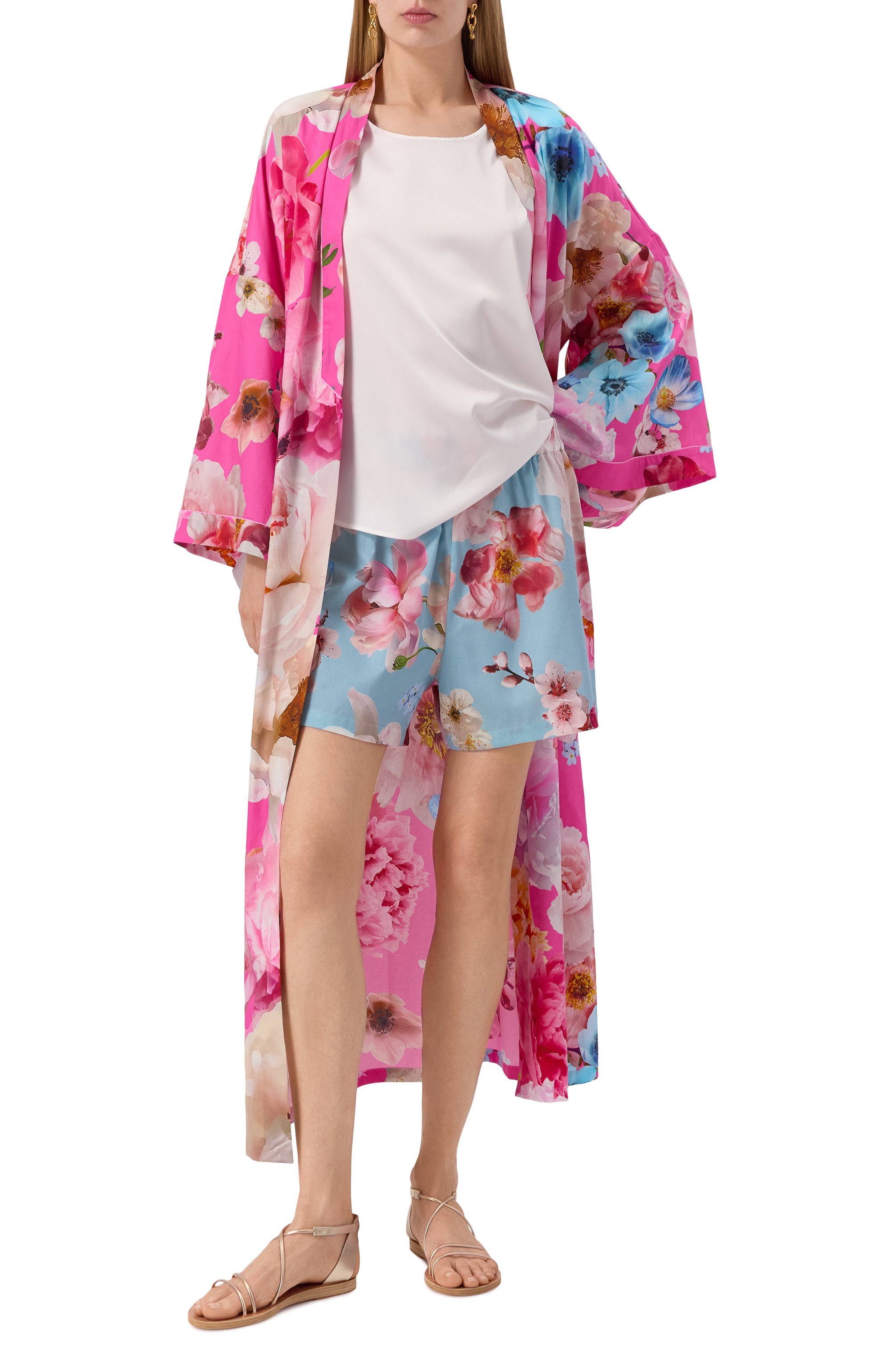 Хлопковый халат YANINA, арт. T-2885, фото 2