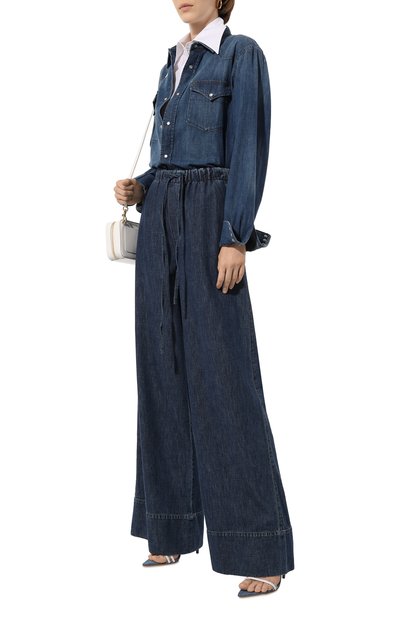 Джинсы VALENTINO синего цвета по цене 194500 руб., арт. 3B3DD16B7MR, фото 2 Джинсы VALENTINO, арт. 3B3DD16B7MR, фото 2