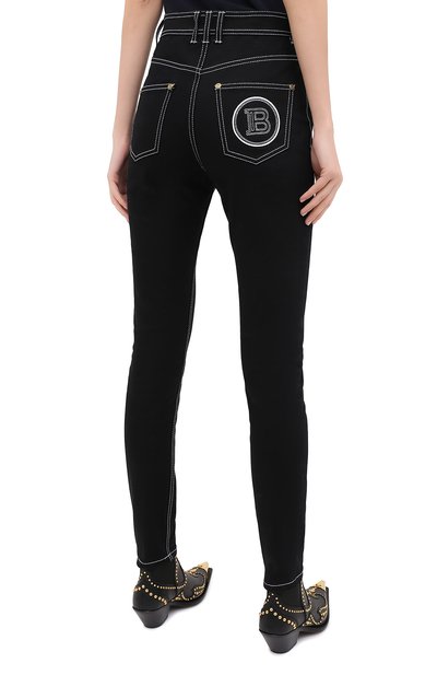 Джинсы BALMAIN черного цвета по цене 77950 руб., арт. UF15460/D022, фото 4 Джинсы BALMAIN, арт. UF15460/D022, фото 4
