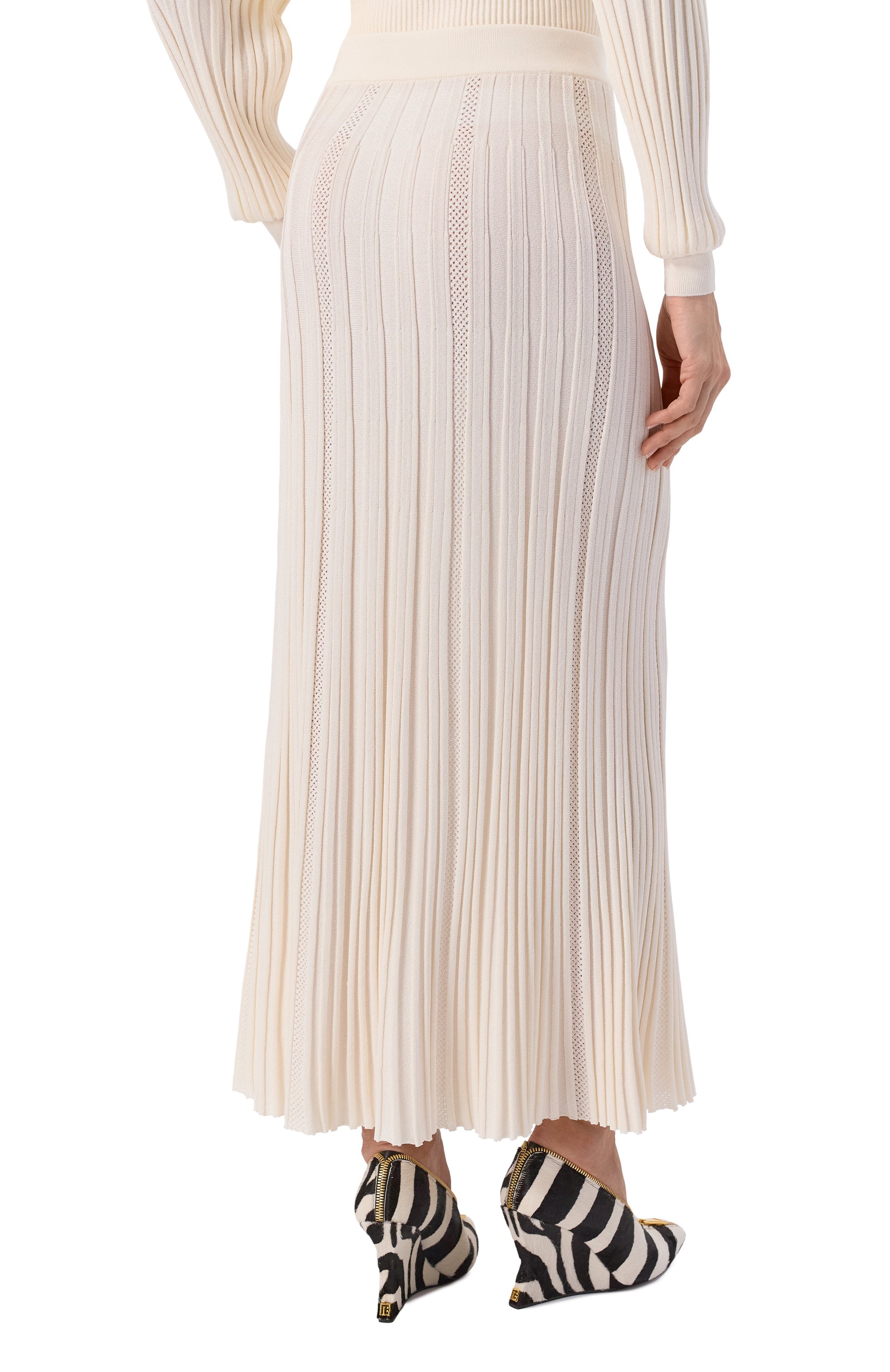 Юбка из вискозы BALMAIN, арт. GF1LD393/KJ30, фото 4