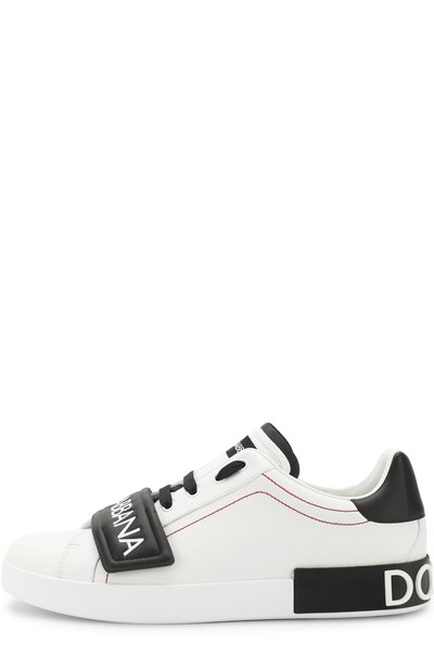 Кожаные кеды portofino DOLCE & GABBANA, арт. 0111/CS1573/AN169, фото 3