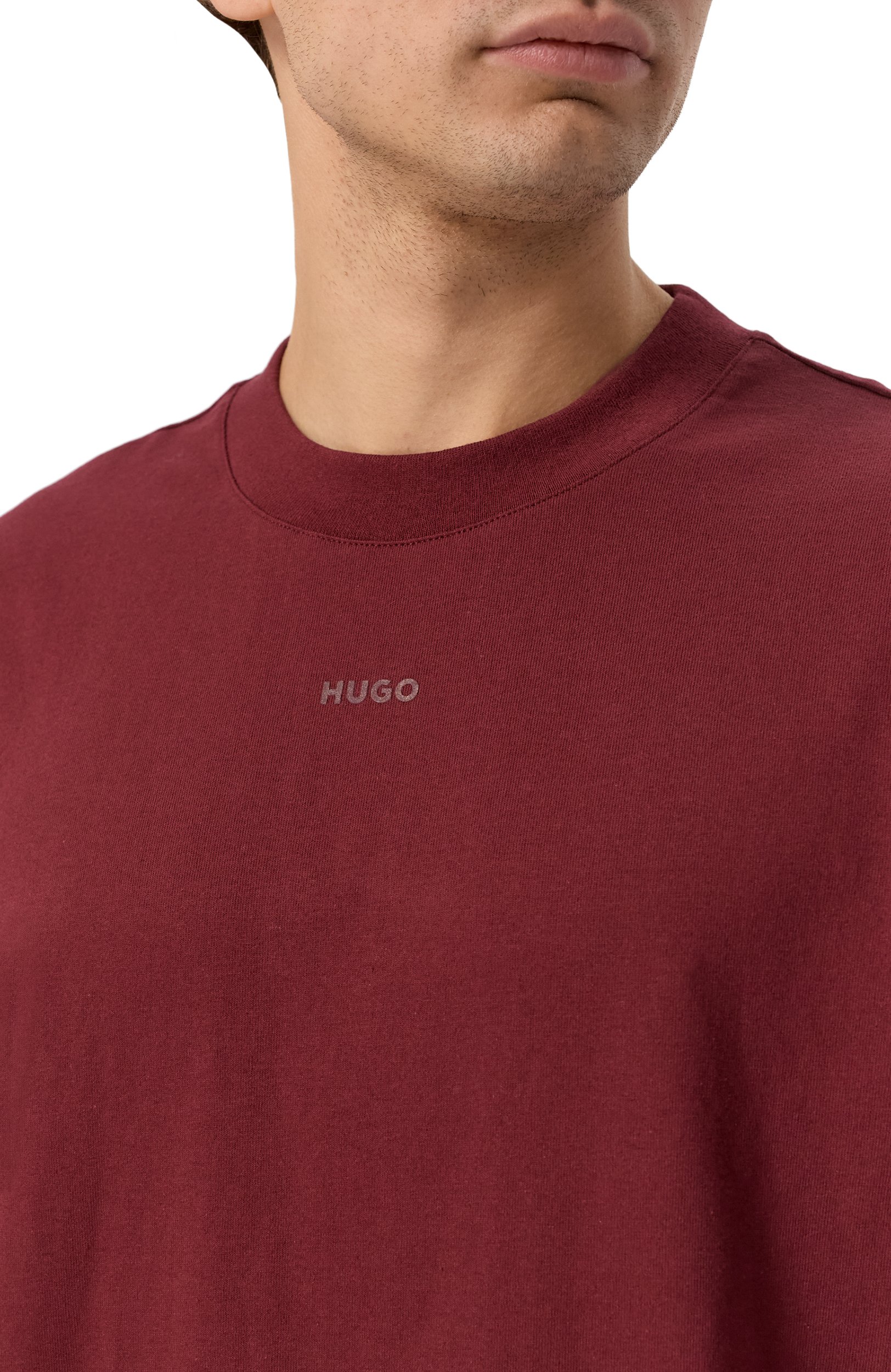 Хлопковая футболка HUGO, арт. 50488330, фото 5