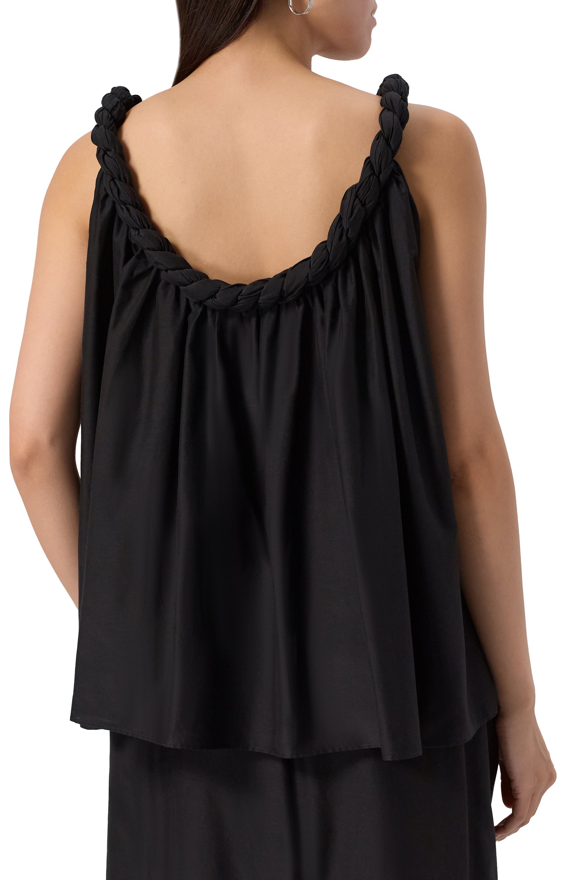 Топ из хлопка и шелка LOULOU DE SAISON, арт. GARIN0, фото 4