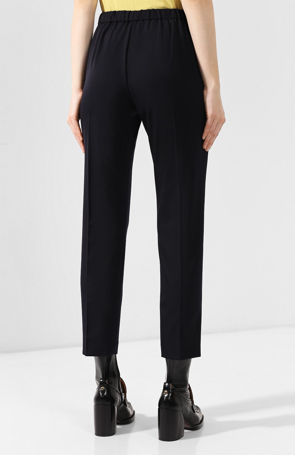 Шерстяные брюки DRIES VAN NOTEN, арт. 192-10903-8229, фото 4