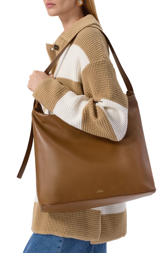 Сумка-тоут Vera maxi A.P.C. F67029/PXCBS Коричневый  F67029/PXCBS Фото 2
