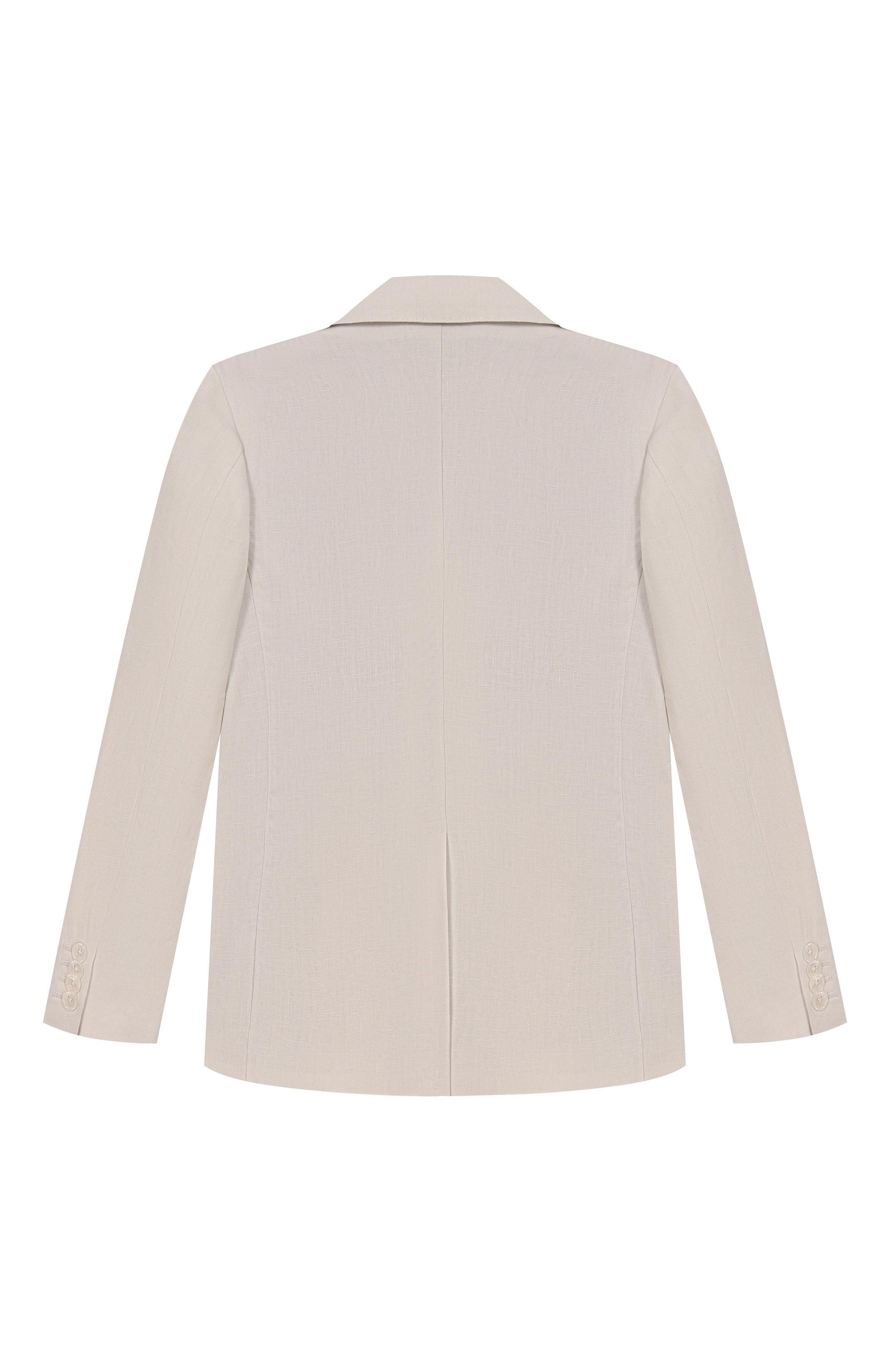 Льняной пиджак DOLCE & GABBANA, арт. L41E97/FU4LH_001, фото 2