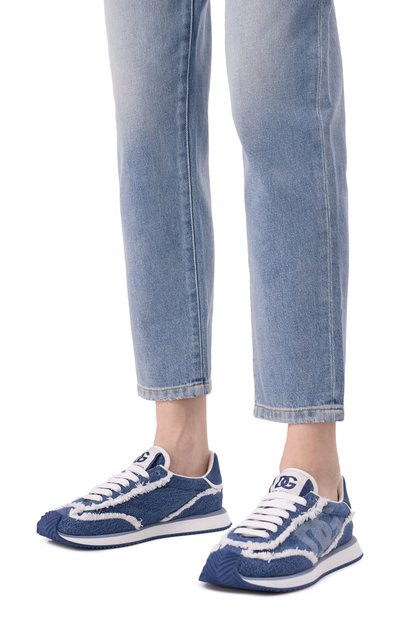 Текстильные кроссовки dg cushion DOLCE & GABBANA, арт. CK2288/A6D44, фото 3