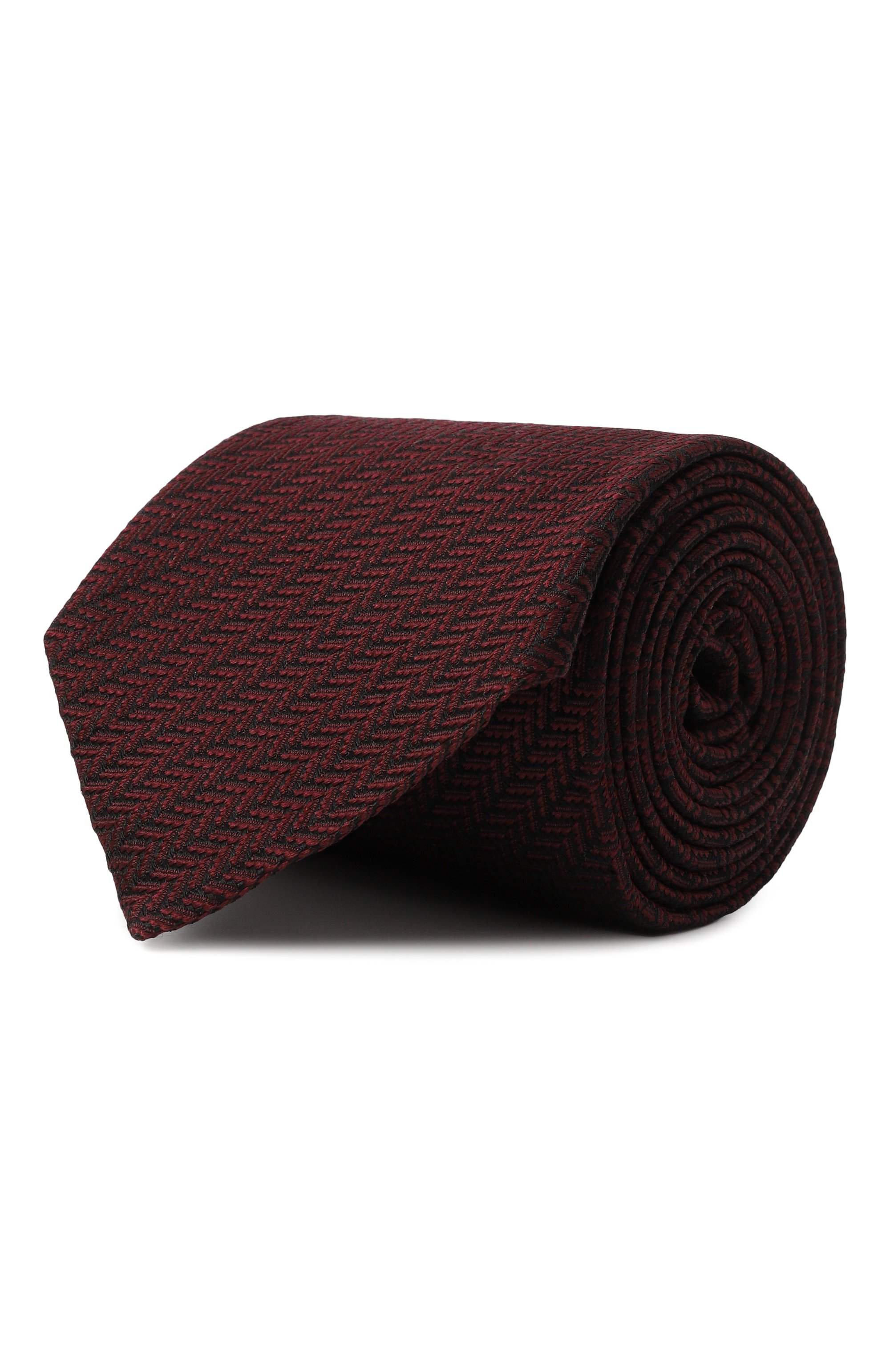Шелковый галстук ZEGNA бордового цвета по цене 26350 руб., арт. 1P8/Z8D30TA8, фото 1 Шелковый галстук ZEGNA, арт. 1P8/Z8D30TA8, фото 1