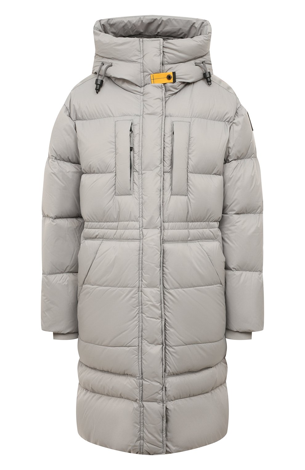 Пуховик PARAJUMPERS серого цвета по цене 134000 руб., арт. 222M-PW PUF PP32/EIRA, фото 1 Пуховик PARAJUMPERS, арт. 222M-PW PUF PP32/EIRA, фото 1