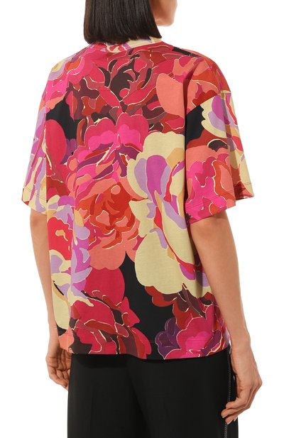 Хлопковая футболка DRIES VAN NOTEN, арт. 231-011166-6624, фото 4