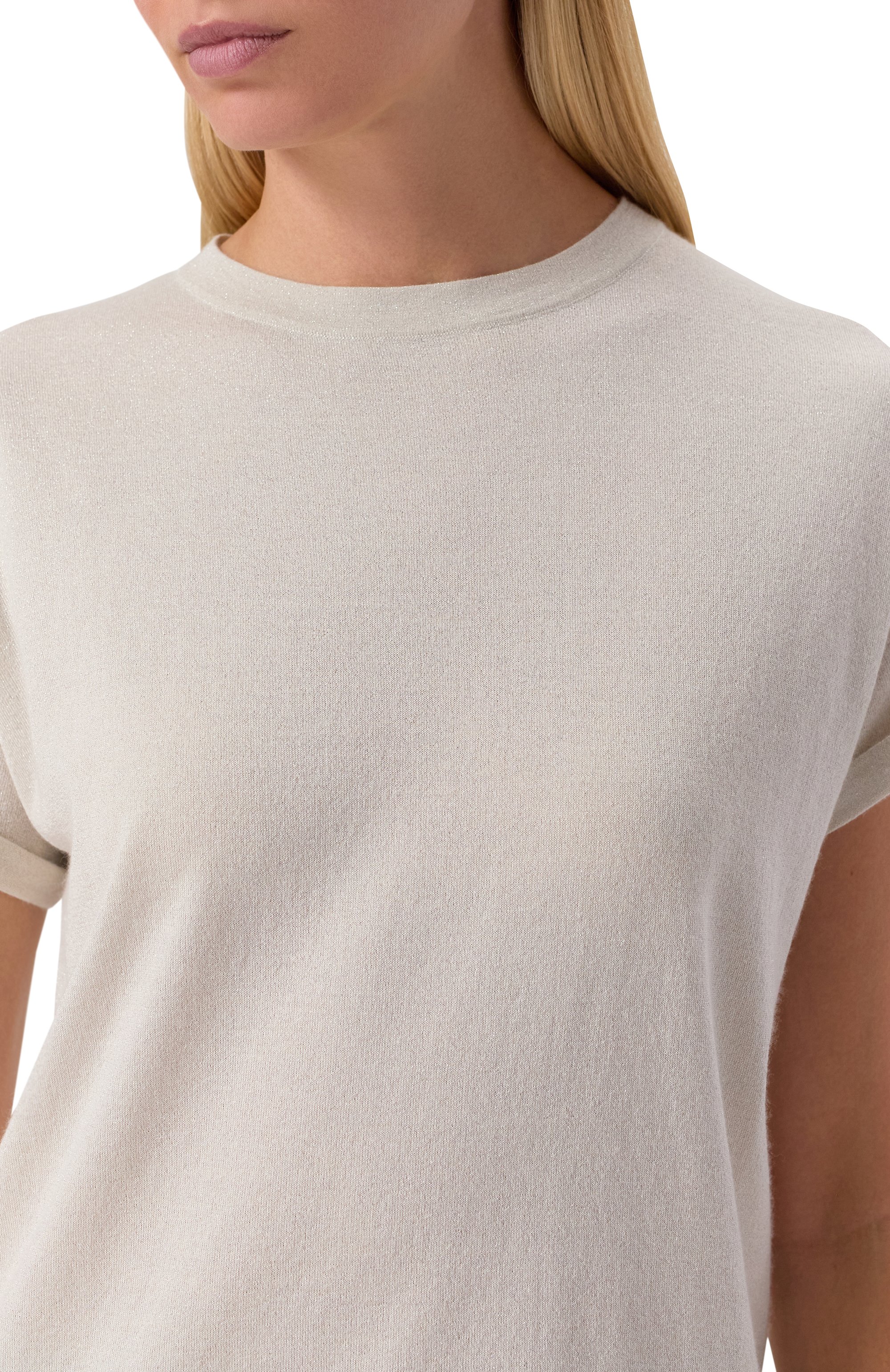 Пуловер из кашемира и шелка BRUNELLO CUCINELLI, арт. M41810000P, фото 5