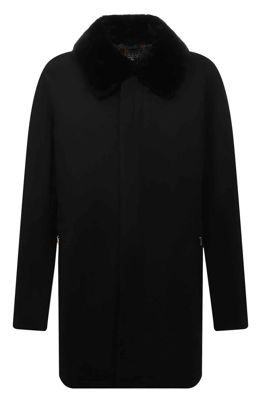 Кашемировое пальто с воротником из бобра ZILLI, арт. MAW-TIMBU-03001/0003, фото 1